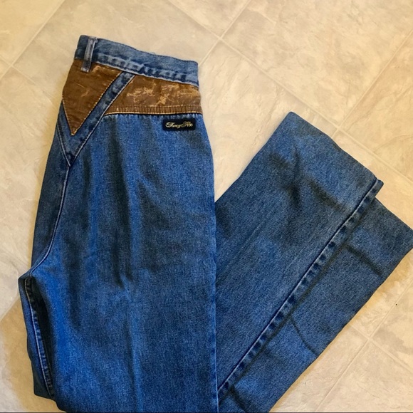 [Sold]Vintage Fancy Ass 80’s high rise jeans - Picture 1 of 8